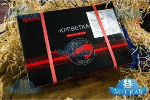 Козырьковая креветка коробка 4,5 кг